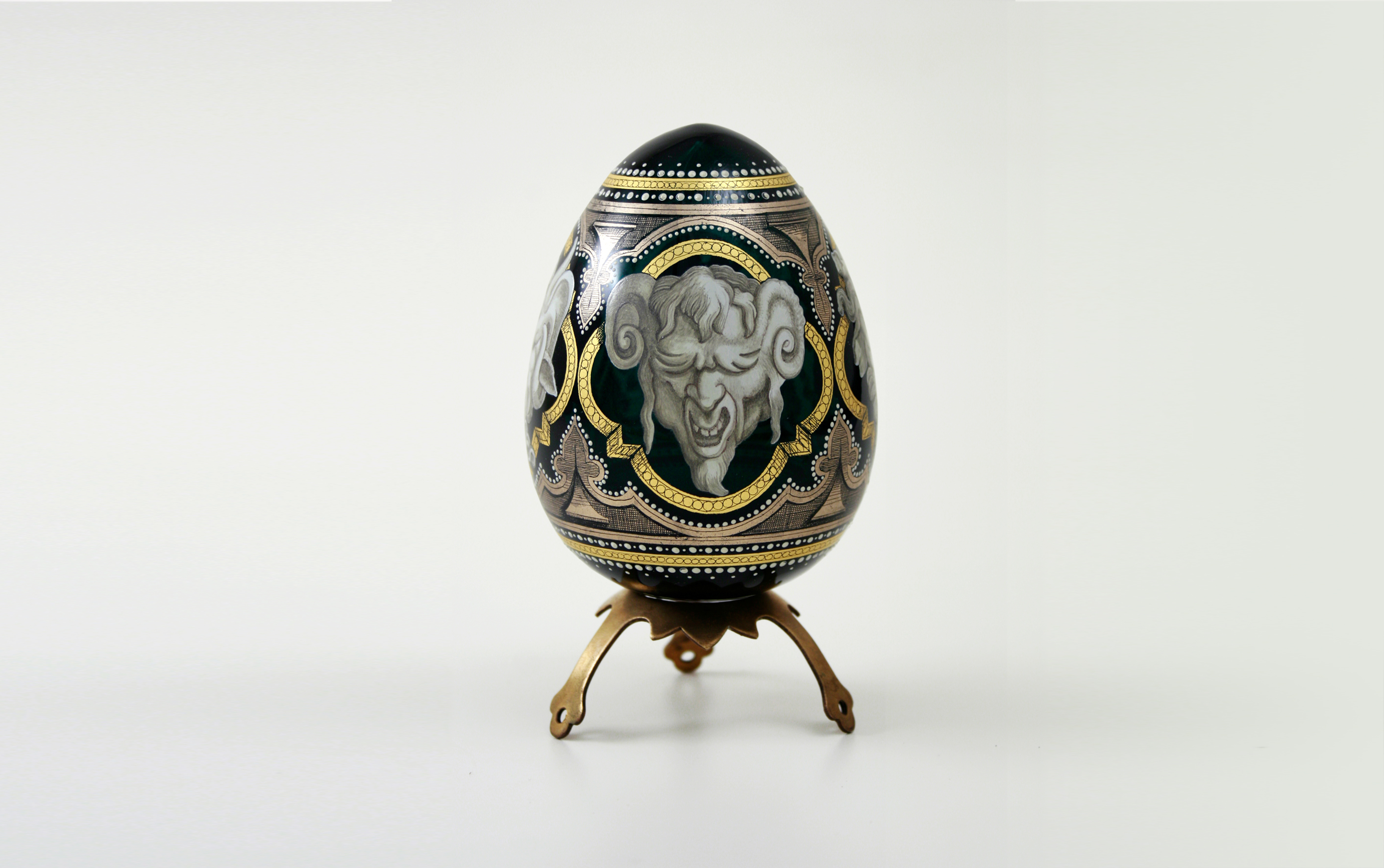 collectible decorated glass eggs